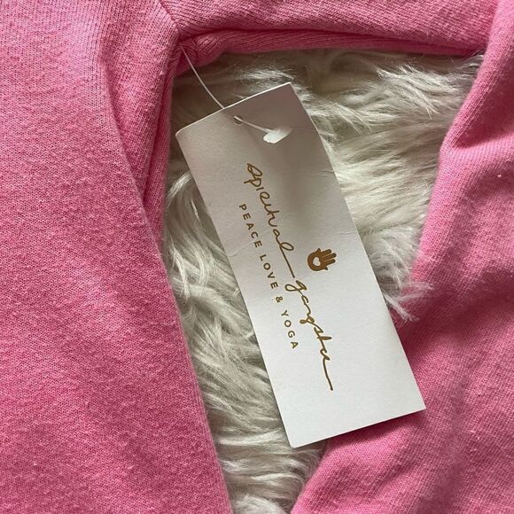 Spiritual Gangster Hamsa Hoodie Pink XS - Picture 3 of 6